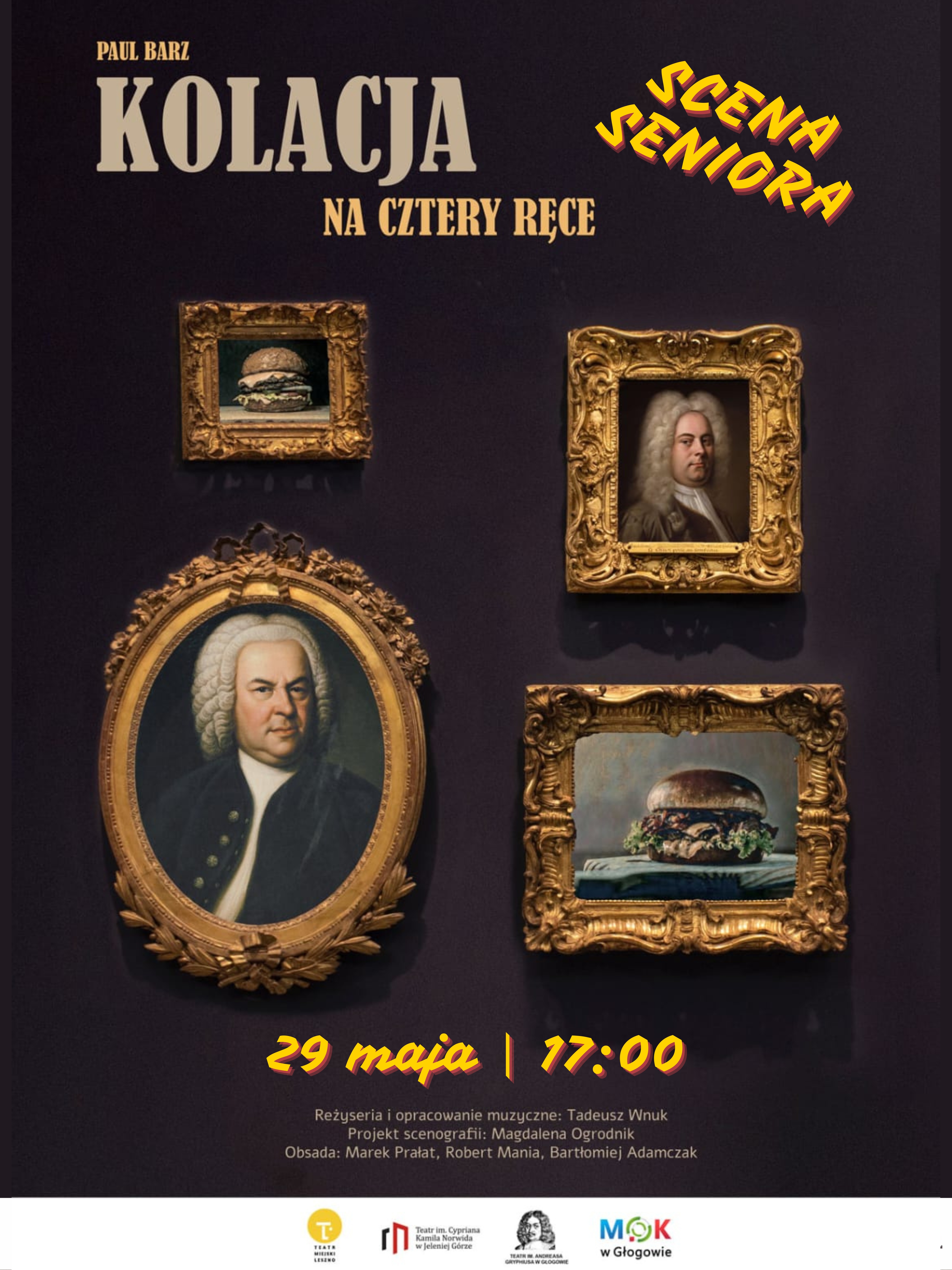 Grafika do artykułu: Scena Seniora: "Kolacja na cztery ręce" | Liczba miejsc ograniczona