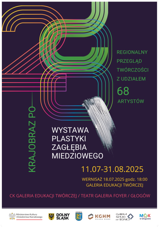 Grafika do artykułu: 28. WYSTAWA PLASTYKI ZAGŁĘBIA MIEDZIOWEGO "KRAJOBRAZ PO"