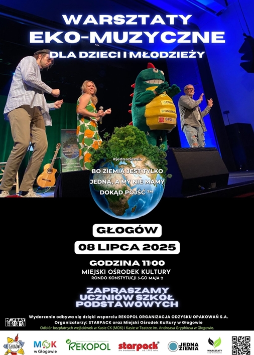 Grafika do artykułu: „JEDNA ZIEMIA” - warsztaty eko-muzyczne dla dzieci i młodzieży