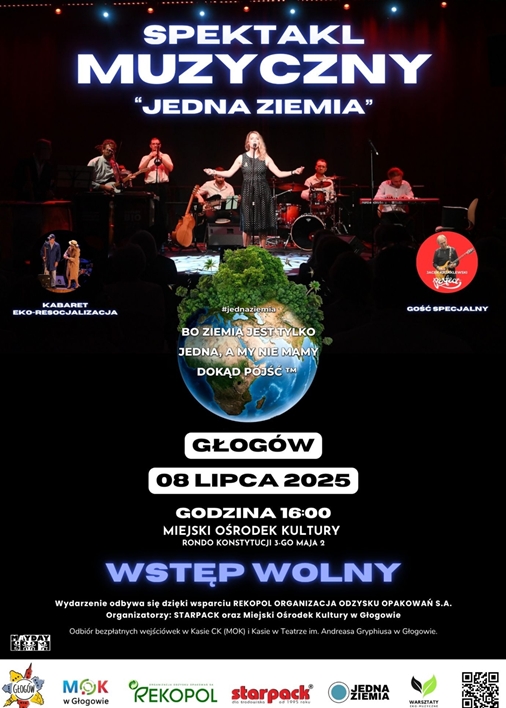 Grafika do artykułu: "JEDNA ZIEMIA" - spektakl muzyczny dla dorosłych i seniorów