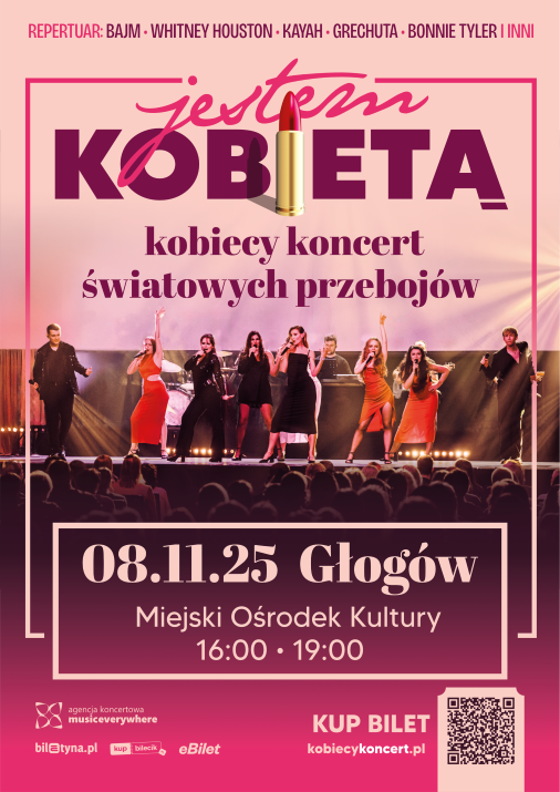 Grafika do artykułu: JESTEM KOBIETĄ – kobiecy koncert światowych przebojów