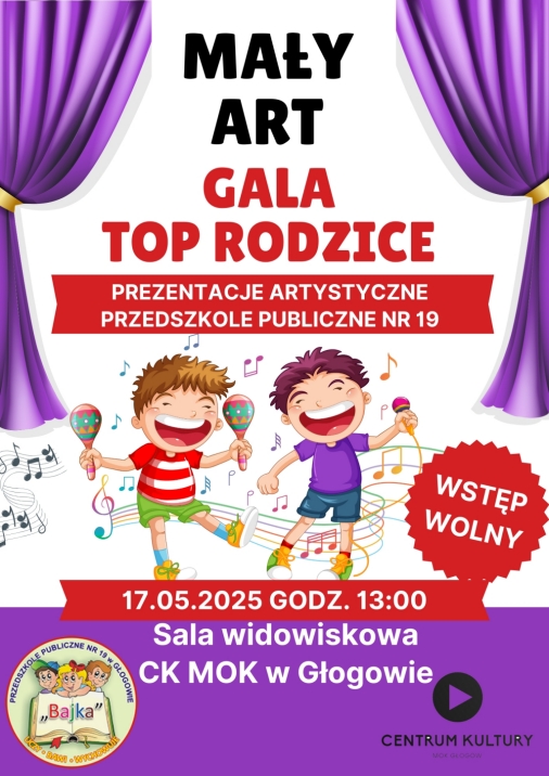 Grafika do artykułu: MAŁY ART - Przedszkole Publiczne nr 19 BAJKA