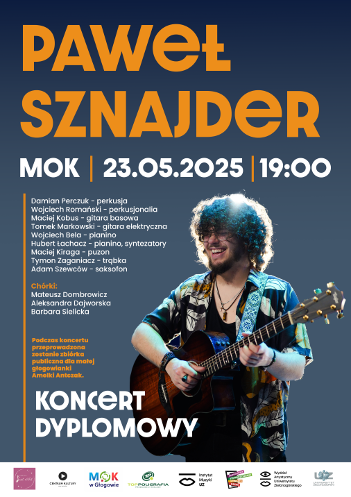 Grafika do artykułu: PAWEŁ SZNAJDER - recital dyplomowy