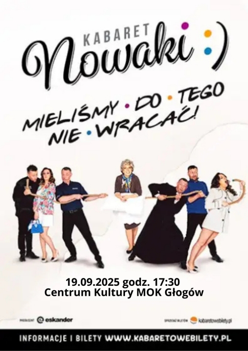 Grafika do artykułu: Kabaret Nowaki : "Mieliśmy do tego nie wracać!"