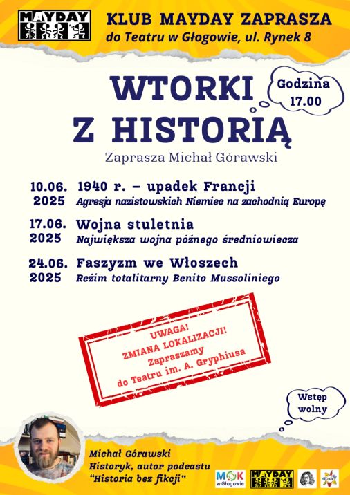 Grafika do artykułu: WTORKI Z HISTORIĄ - CZERWIEC