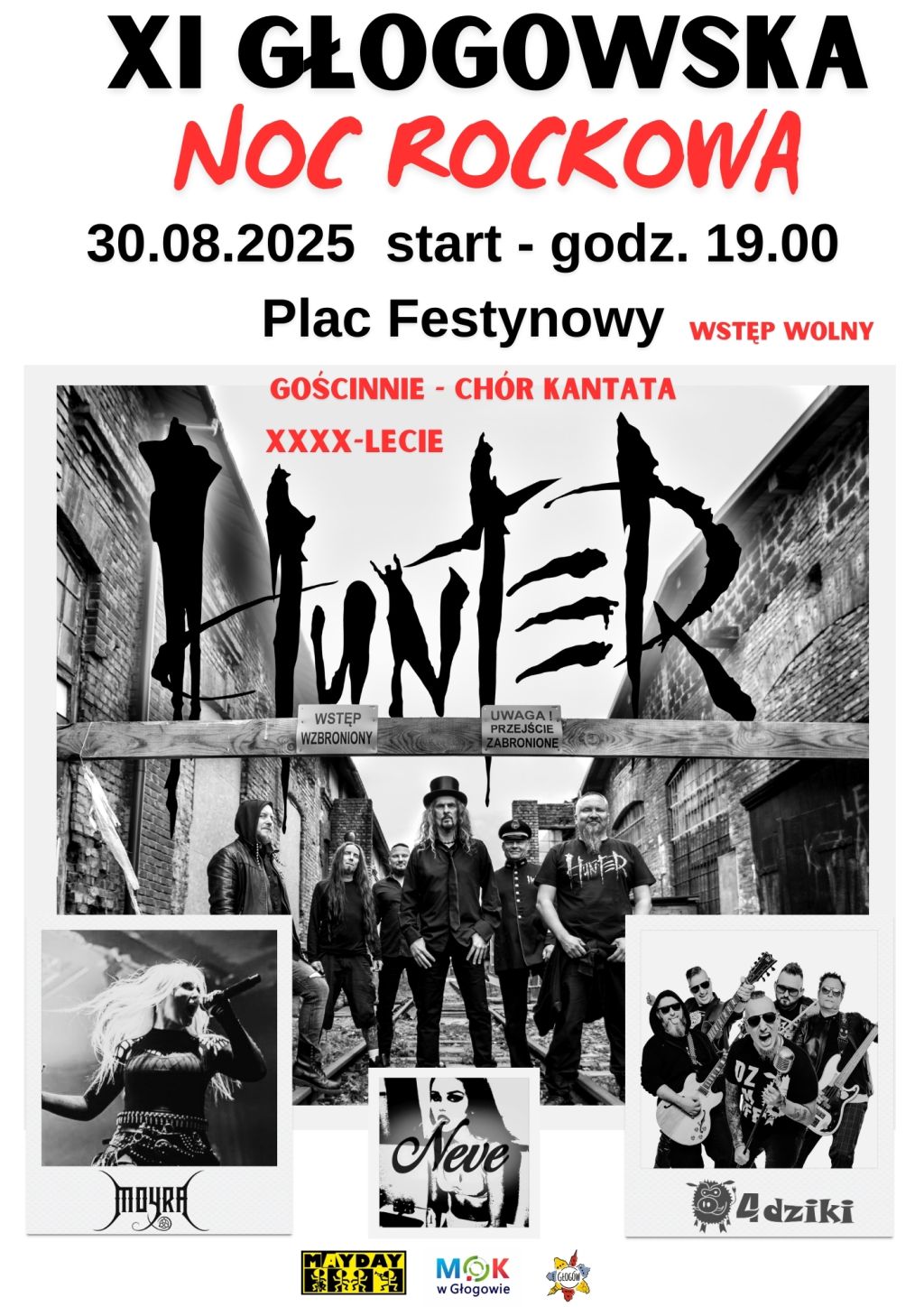 Grafika do artykułu: XI GŁOGOWSKA NOC ROCKOWA