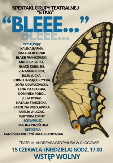 SPEKTAKL TEATRALNY "BLEEE..."