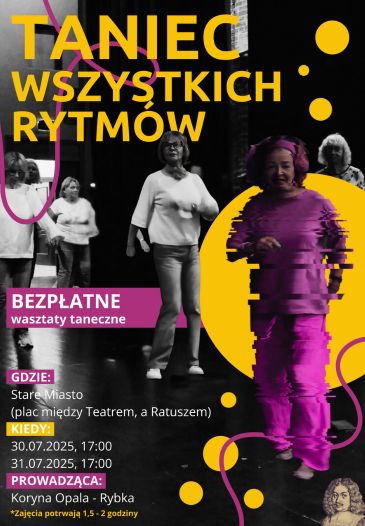"TANIEC WSZYSTKICH RYTMÓW" - WARSZTATY TANECZNE