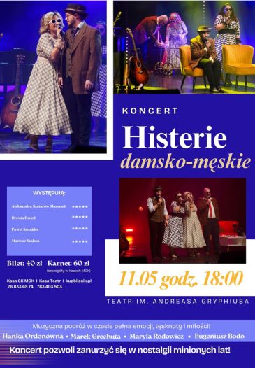 "HISTERIE DAMSKO - MĘSKIE"