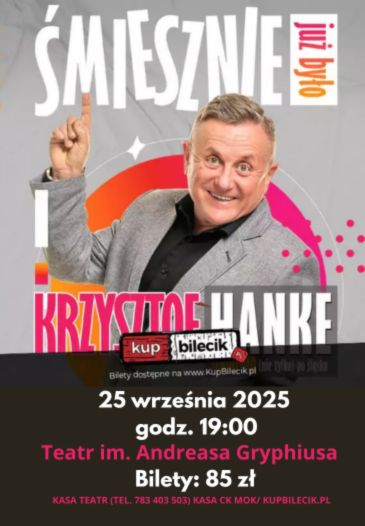 KRZYSZTOF HANKE: ŚMIESZNIE JUZ BYŁO
