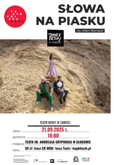 "SŁOWA NA PIASKU" - TEATR POLSKA