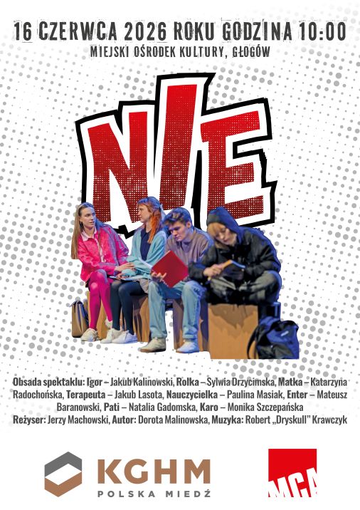Grafika do artykułu: NIE! Spektakl profilaktyczny dla szkół