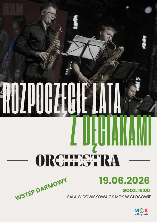Grafika do artykułu: ROZPOCZĘCIE LATA Z DĘCIAKAMI - YOUNG STARS ORCHESTRA