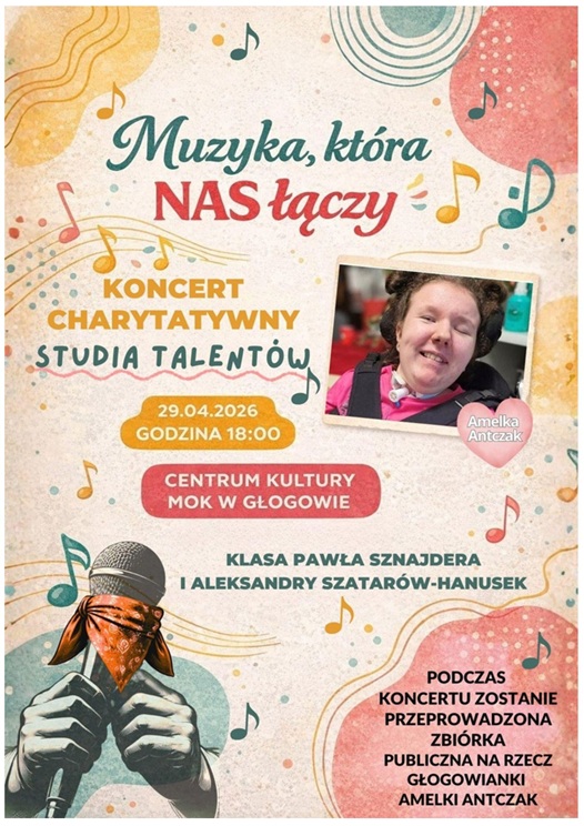 Grafika do artykułu: MUZYKA, KTÓRA NAS ŁĄCZY - koncert charytatywny Studia Talentów