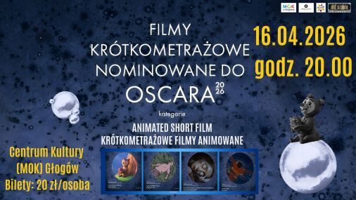 Grafika do artykułu: DKF SZPULA - KRÓTKOMETRAŻOWE FILMY NOMINOWANE DO OSCARA - ANIMACJE