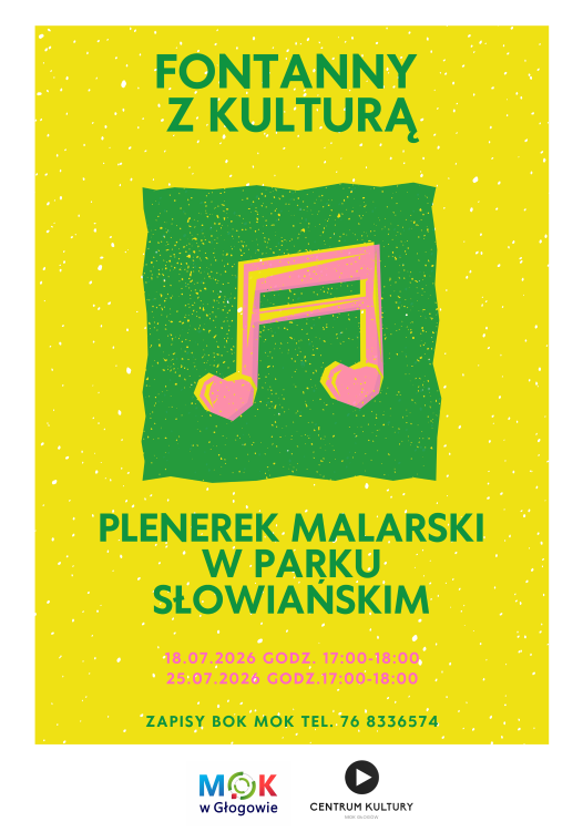 Grafika do artykułu: PLENEREK MALARSKI W PARKU SŁOWIAŃSKIM dla dzieci