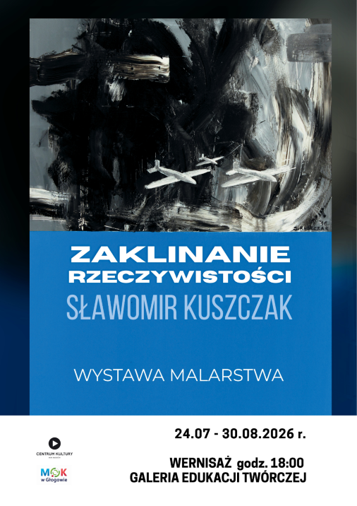 Grafika do artykułu: Wernisaż i wystawa malarstwa Sławomira Kuszczaka