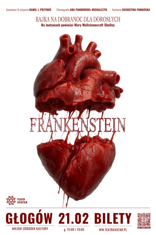 Grafika do artykułu: FRANKENSTEIN - spektakl Teatru Avatar 