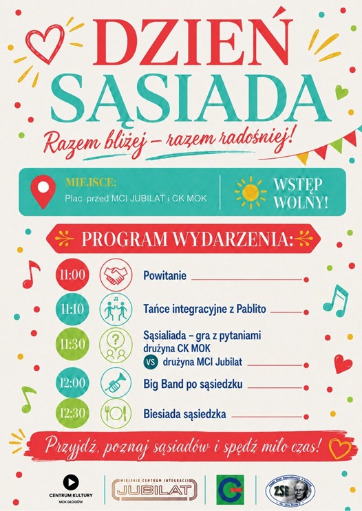 Plakat: DZIEŃ SĄSIADA 