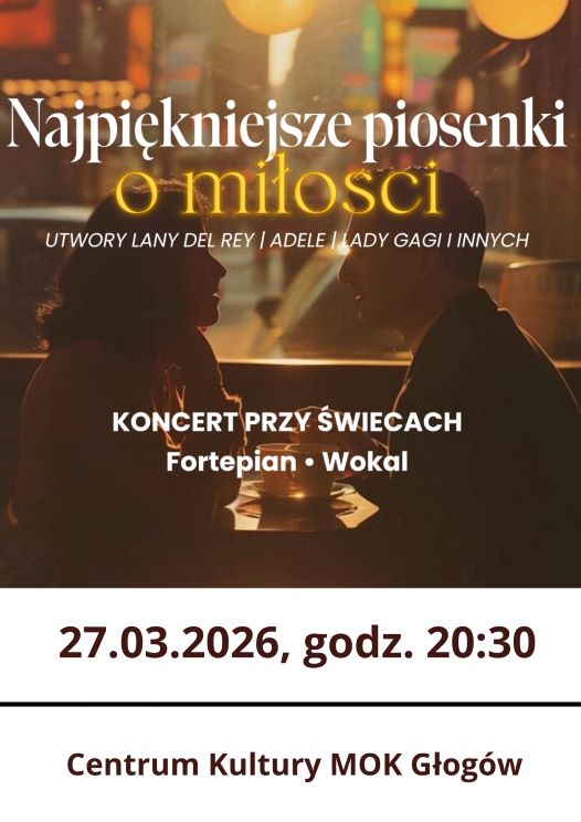 Grafika do artykułu: Koncert O MIŁOŚCI - utwory Lany Del Rey, Adele i in. przy świecach