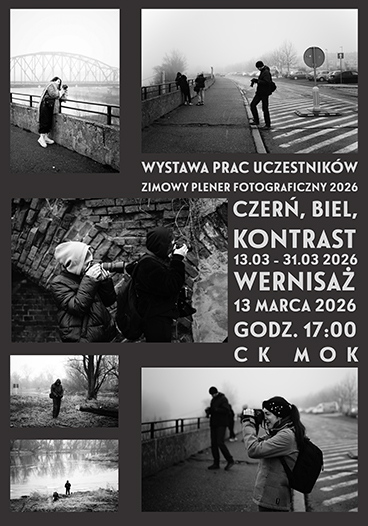 Grafika do artykułu: "CZERŃ, BIEL, KONTRAST" - wystawa fotografii