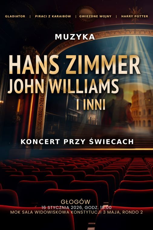 Grafika do artykułu: Koncert muzyki filmowej przy świecach