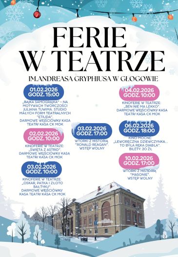 FERIE W TEATRZE IM. ANDREASA GRYPHIUSA 