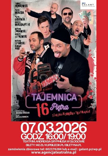 "TAJEMNICA 16. PIĘTRA" - SPEKTAL TEATRALNY 