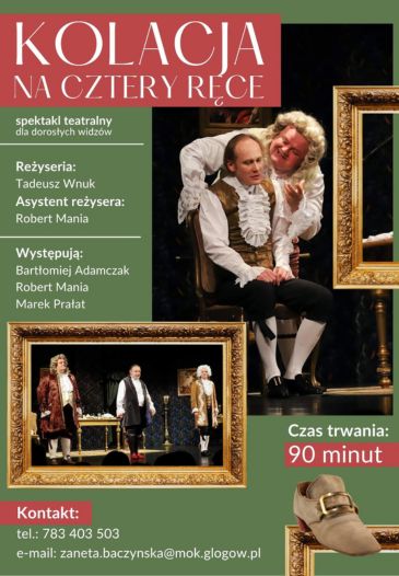 KOLACJA NA CZTERY RĘCE - spektakl teatralny