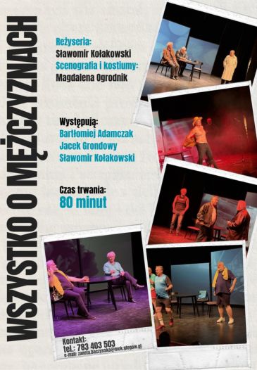 WSZYSTKO O MĘŻCZYZNACH - spektakl teatralny