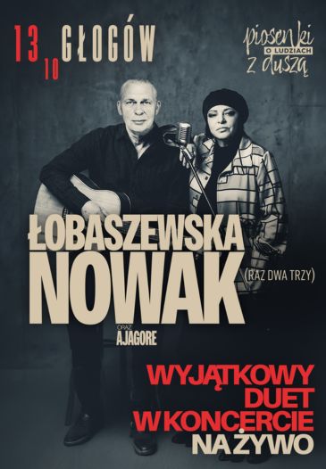 Grażyna Łobaszewska i Adam Nowak (Raz Dwa Trzy) - legendy na żywo w Głogowie!