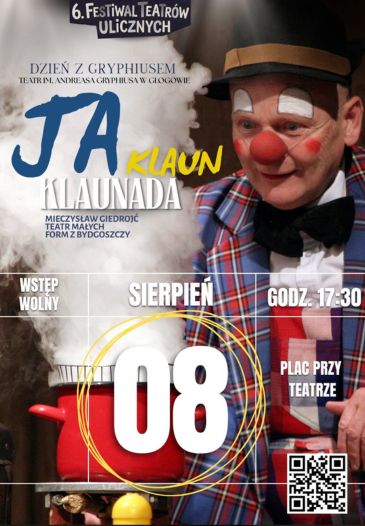 „JA, KLAUN” KLAUNADA - MIECZYSŁAW GIEDROJĆ – TEATR MAŁYCH FORM Z BYDGOSZCZY